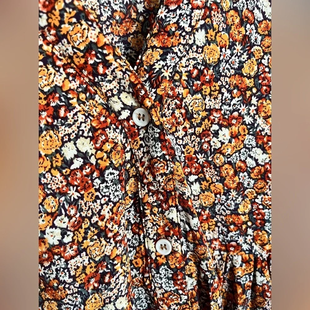 Flawless Vibrant Floral Patterned Dress - Picture 3 of 6